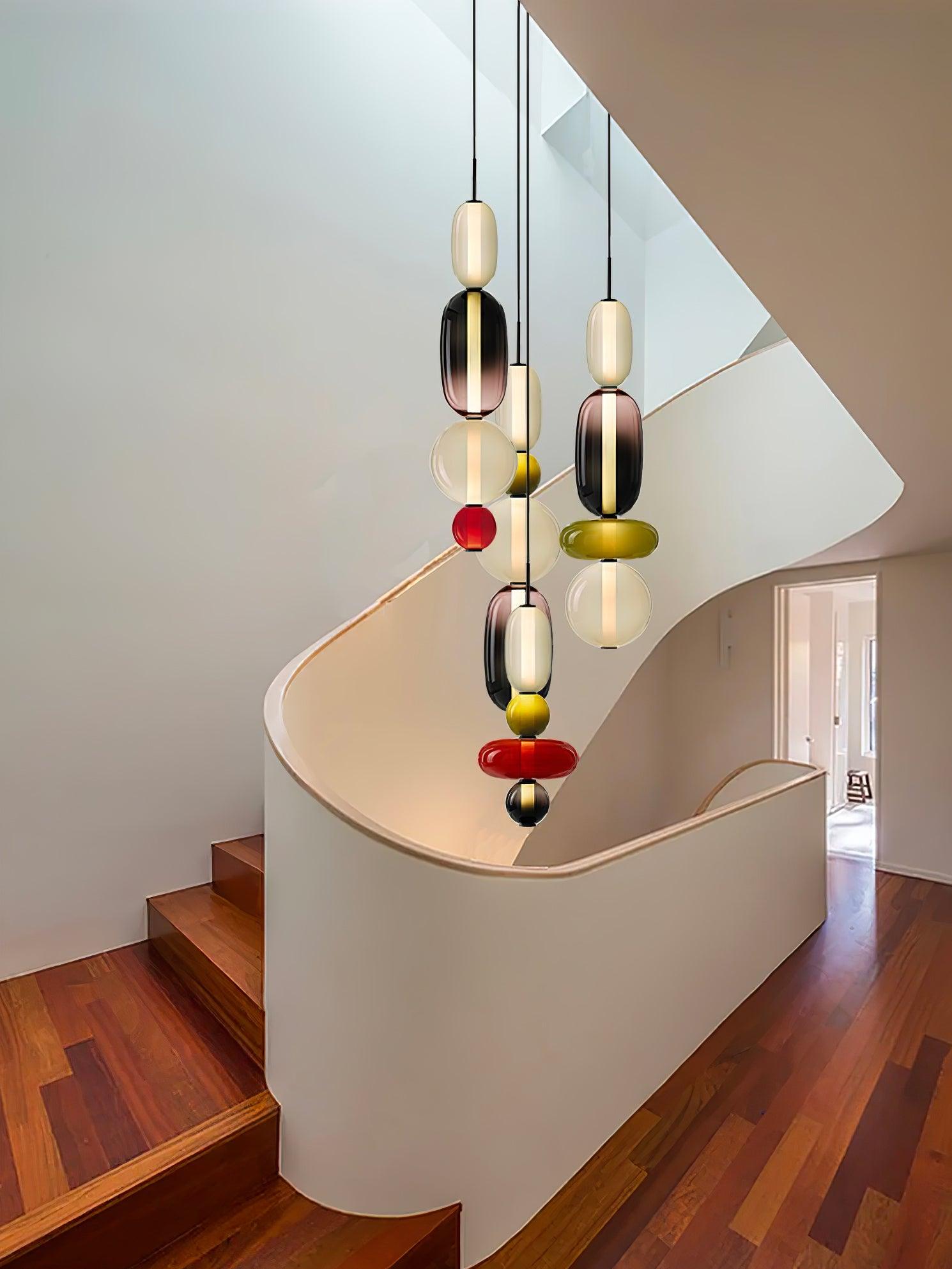 Lioraena Candied Glass Cluster Pendant Light