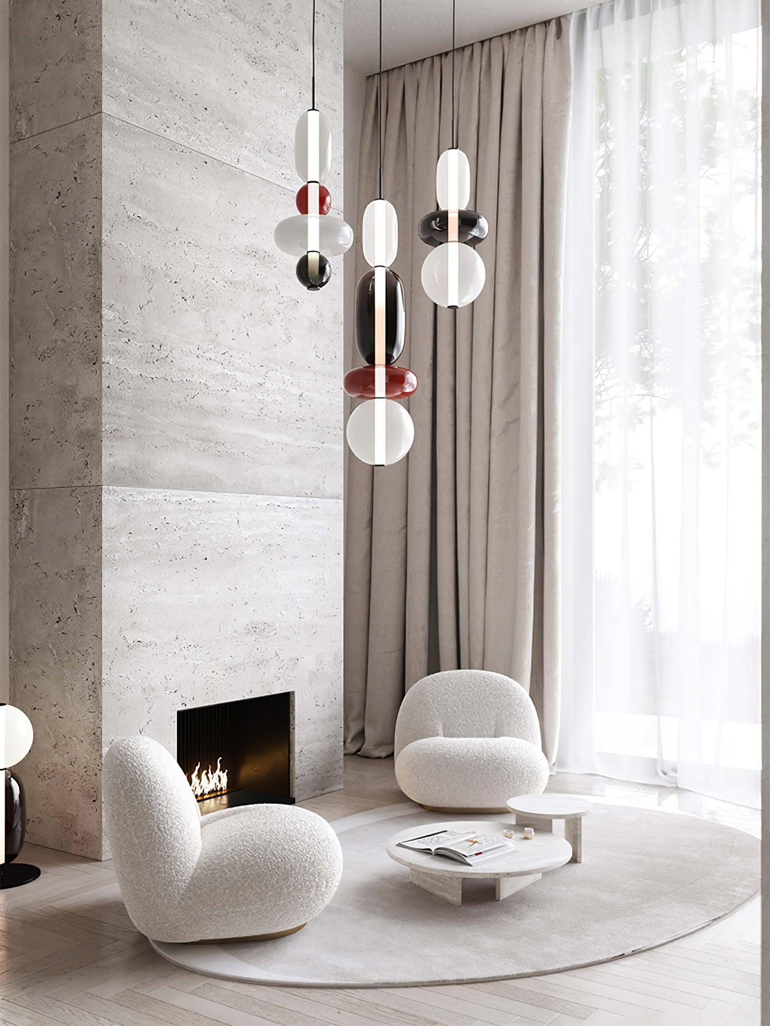 Lioraena Candied Glass Cluster Pendant Light