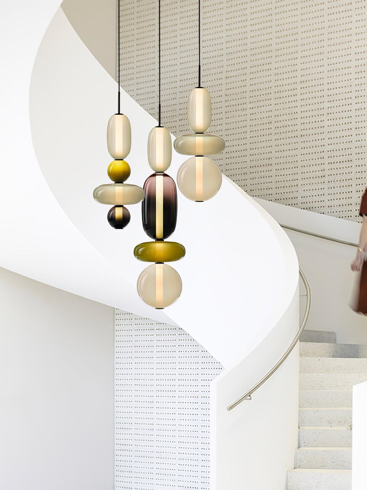 Lioraena Candied Glass Cluster Pendant Light