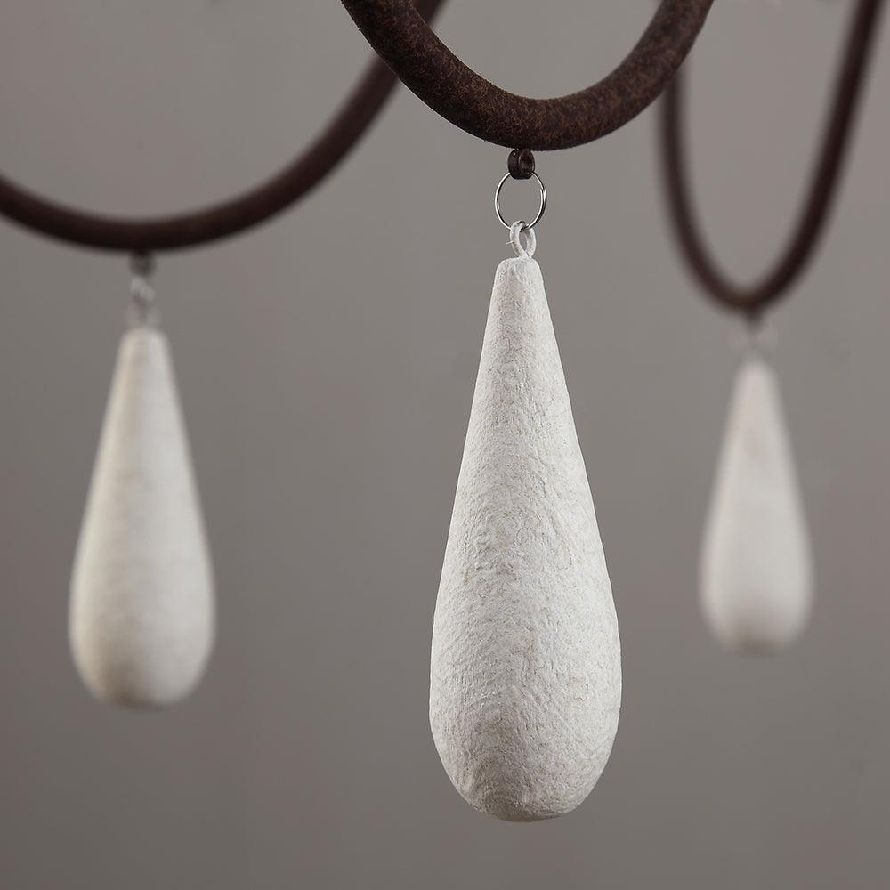 Liorerian Chandelier Candle Scroll Arm Rustic