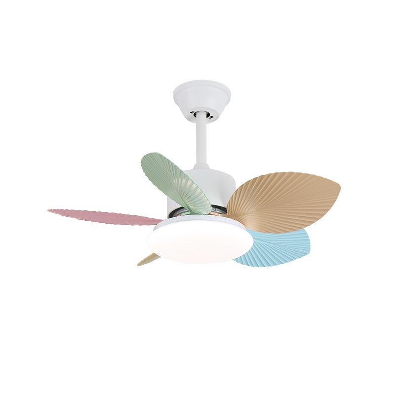 Celoia Colorful Glass Ceiling Fan Light