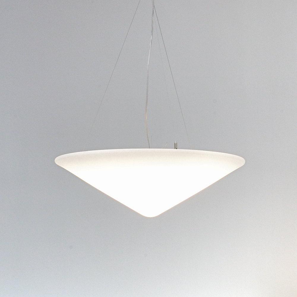 Othian Pendant Lamp Polyethylene Tilted Hat Minimalist
