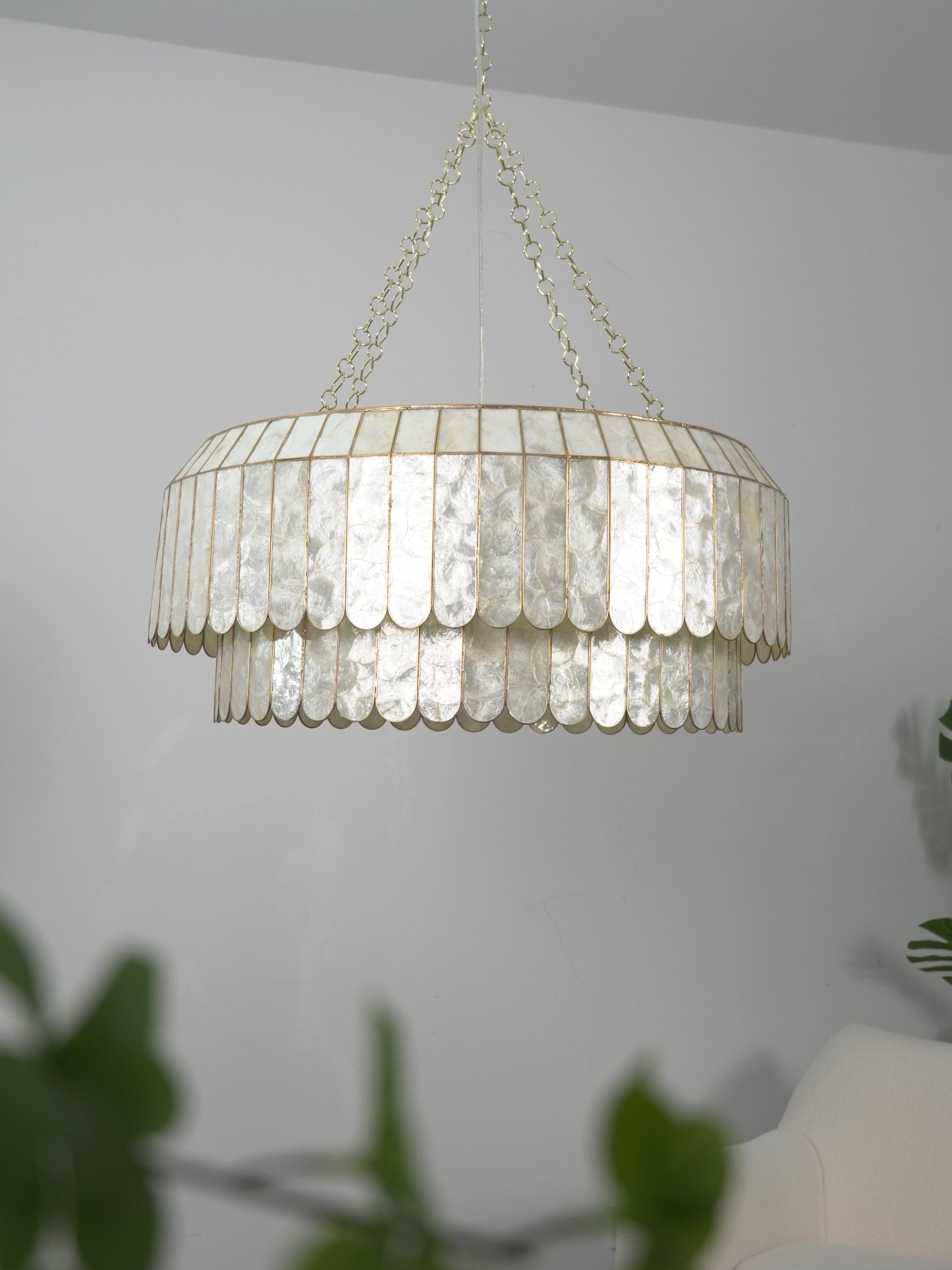 Capiz Aurelia Chandelier