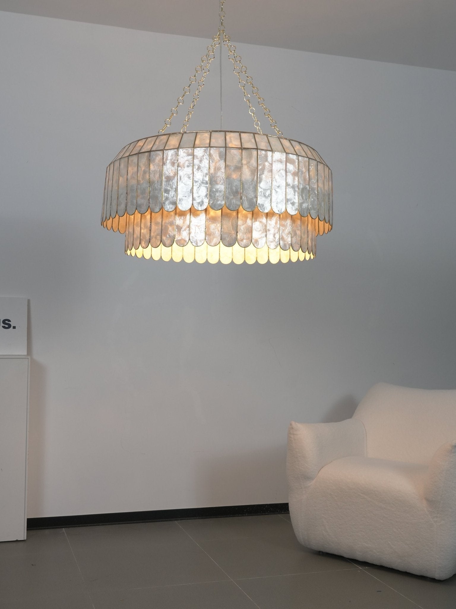 Capiz Aurelia Chandelier
