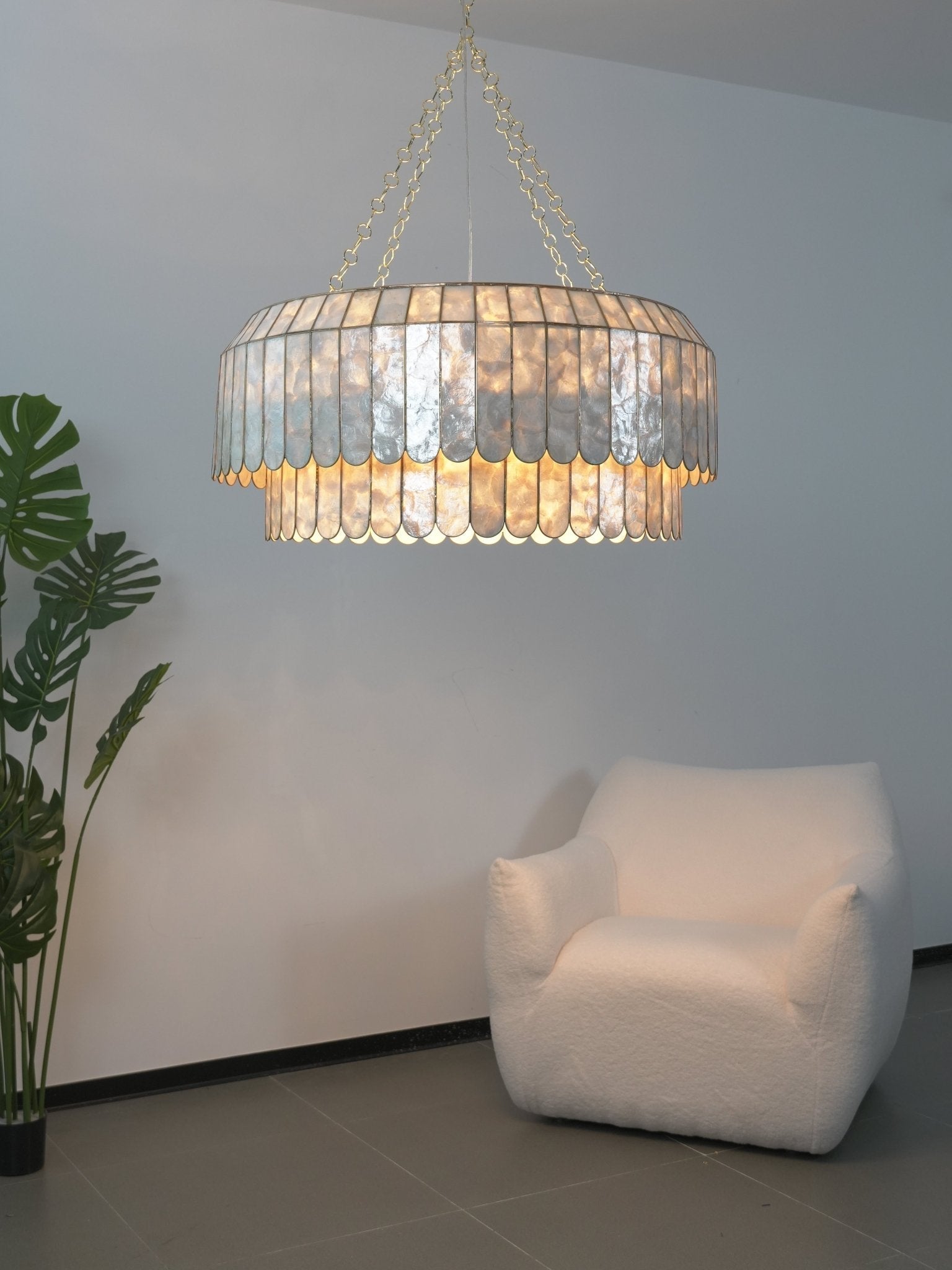 Capiz Aurelia Chandelier