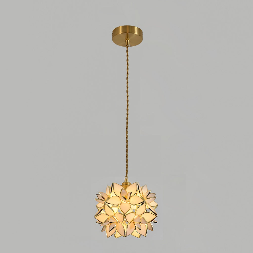Amara Luxury Glass Pendant Light - Neutral Decor