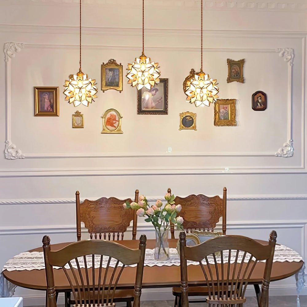 Amara Luxury Glass Pendant Light - Neutral Decor