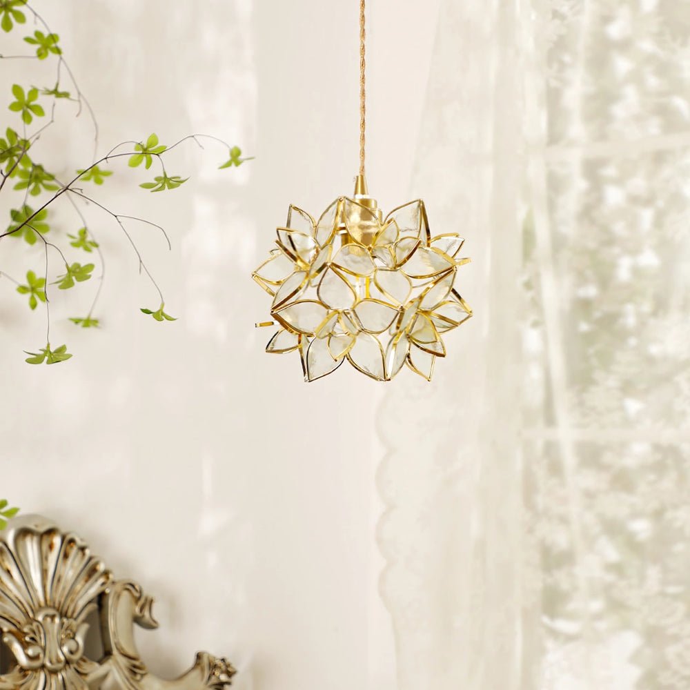 Amara Luxury Glass Pendant Light - Neutral Decor