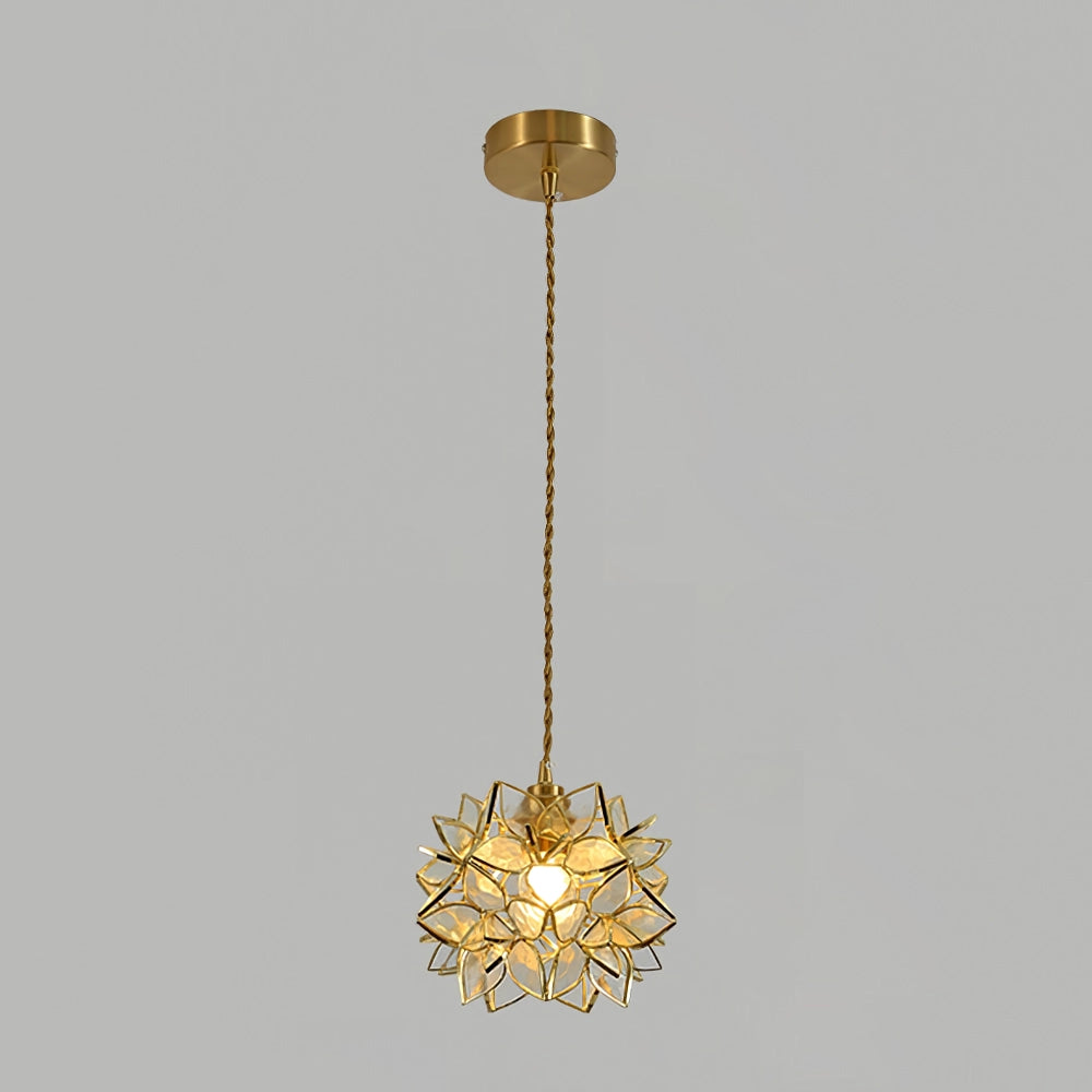 Amara Luxury Glass Pendant Light - Neutral Decor