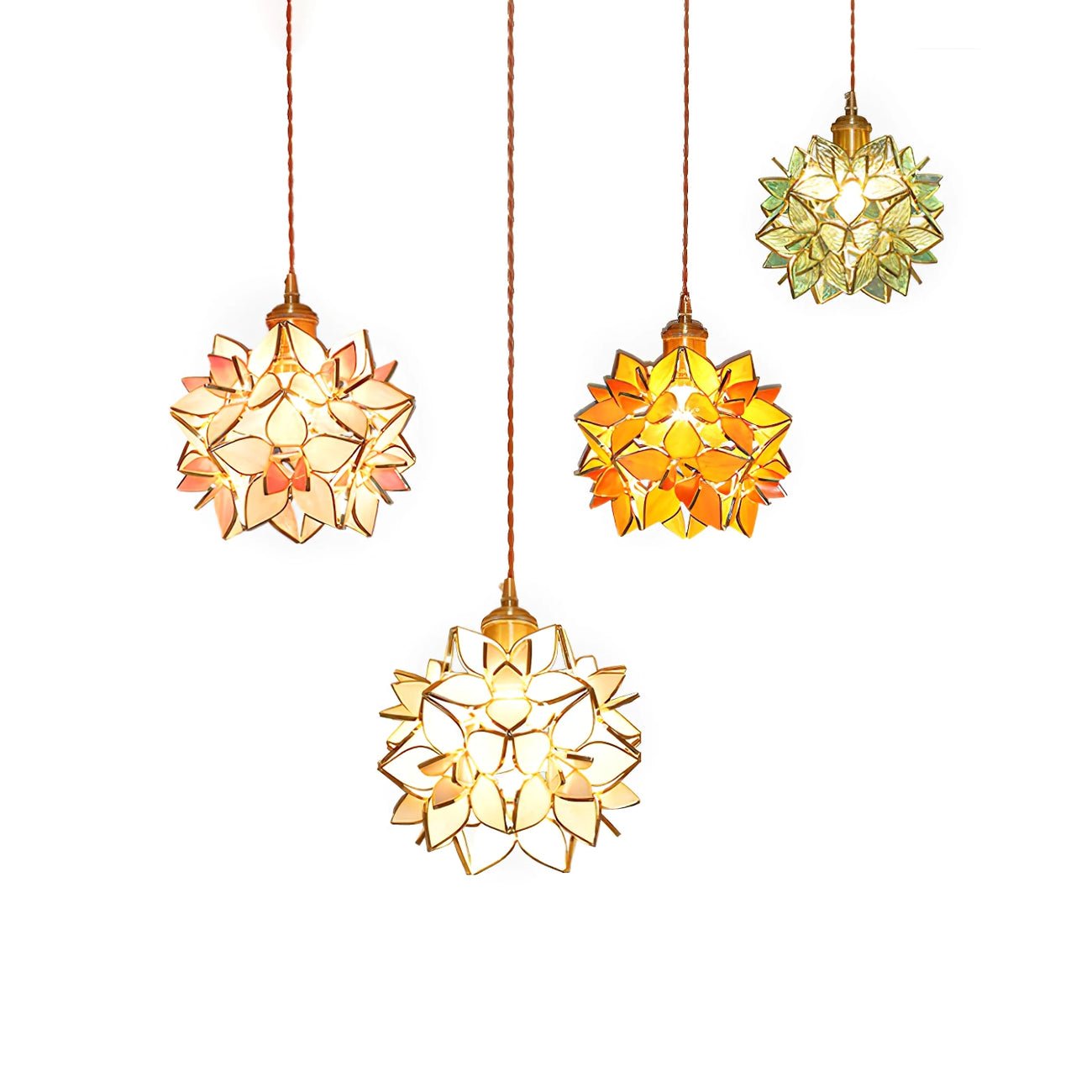 Amara Luxury Glass Pendant Light - Neutral Decor