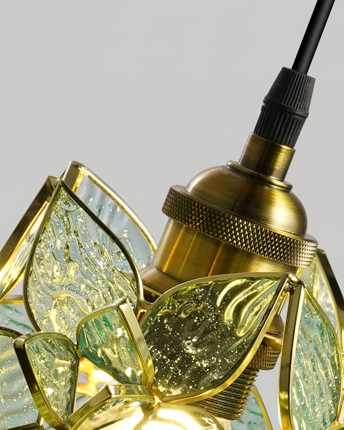 Amara Luxury Glass Pendant Light - Neutral Decor