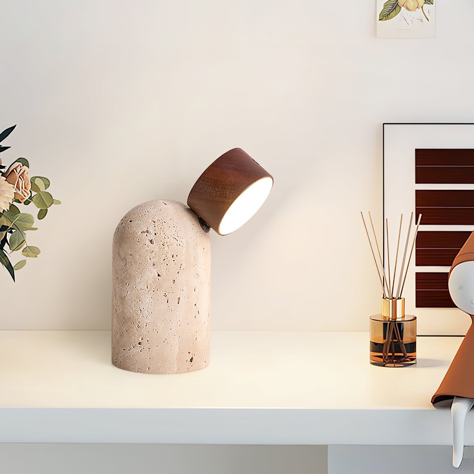 Yorvik Stone Table Lamp