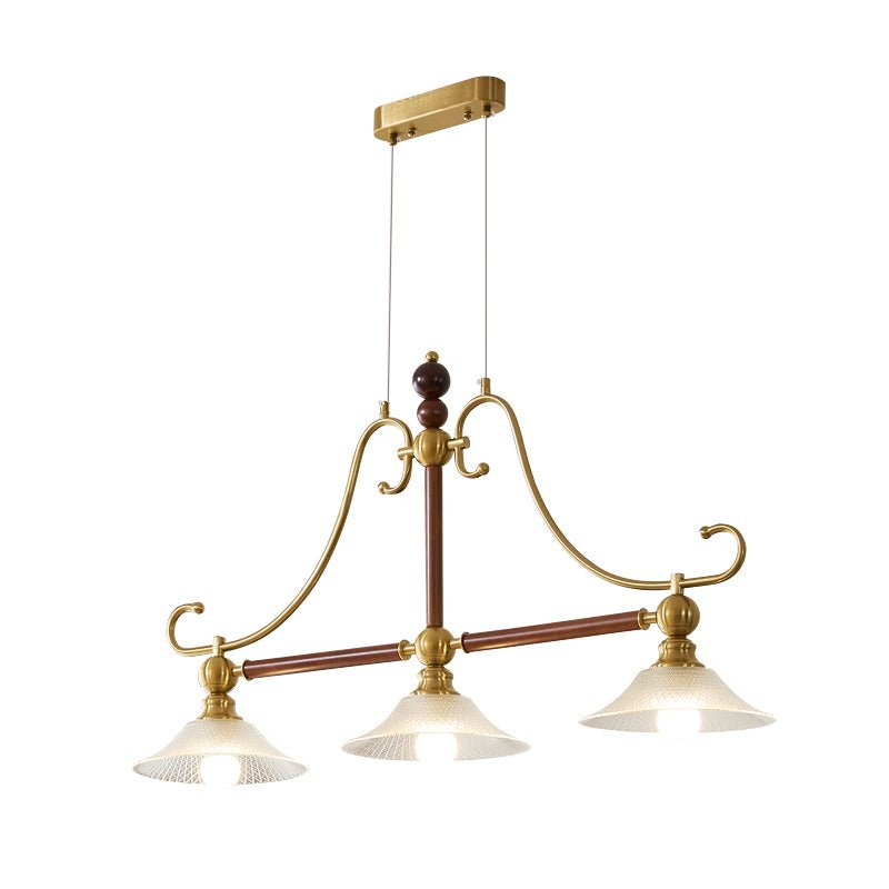 Ivvinisra Elegance Vintage Island Wood Pendant Light