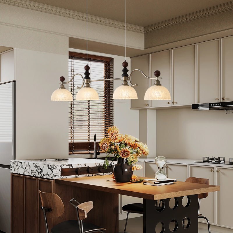 Ivvinisra Elegance Vintage Island Wood Pendant Light