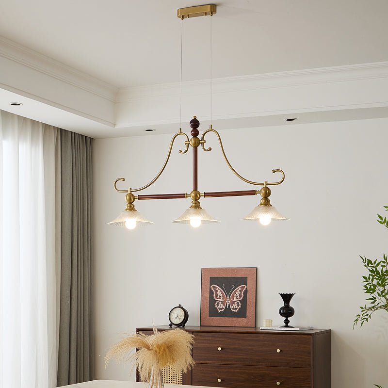 Ivvinisra Elegance Vintage Island Wood Pendant Light