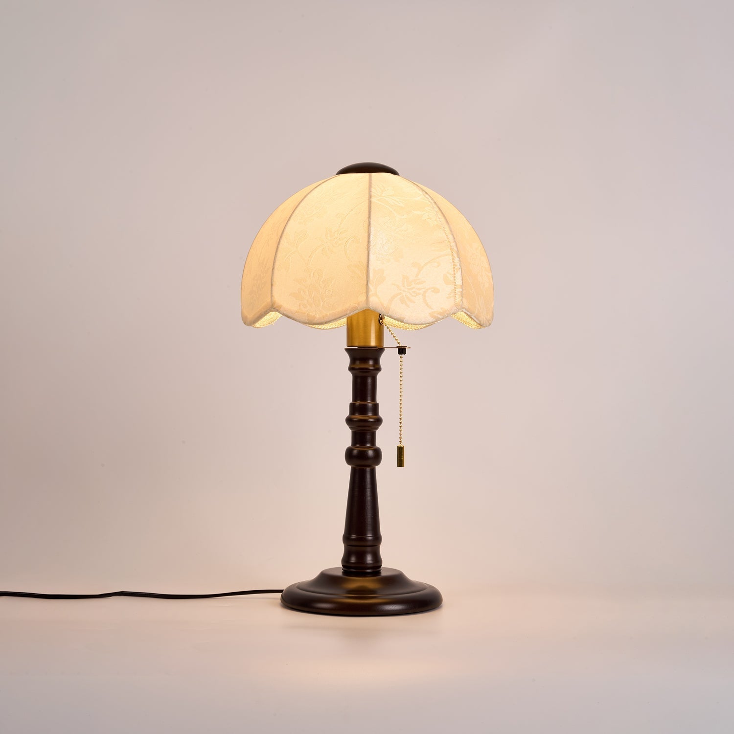 Beckett Vintage Wood Table Lamp