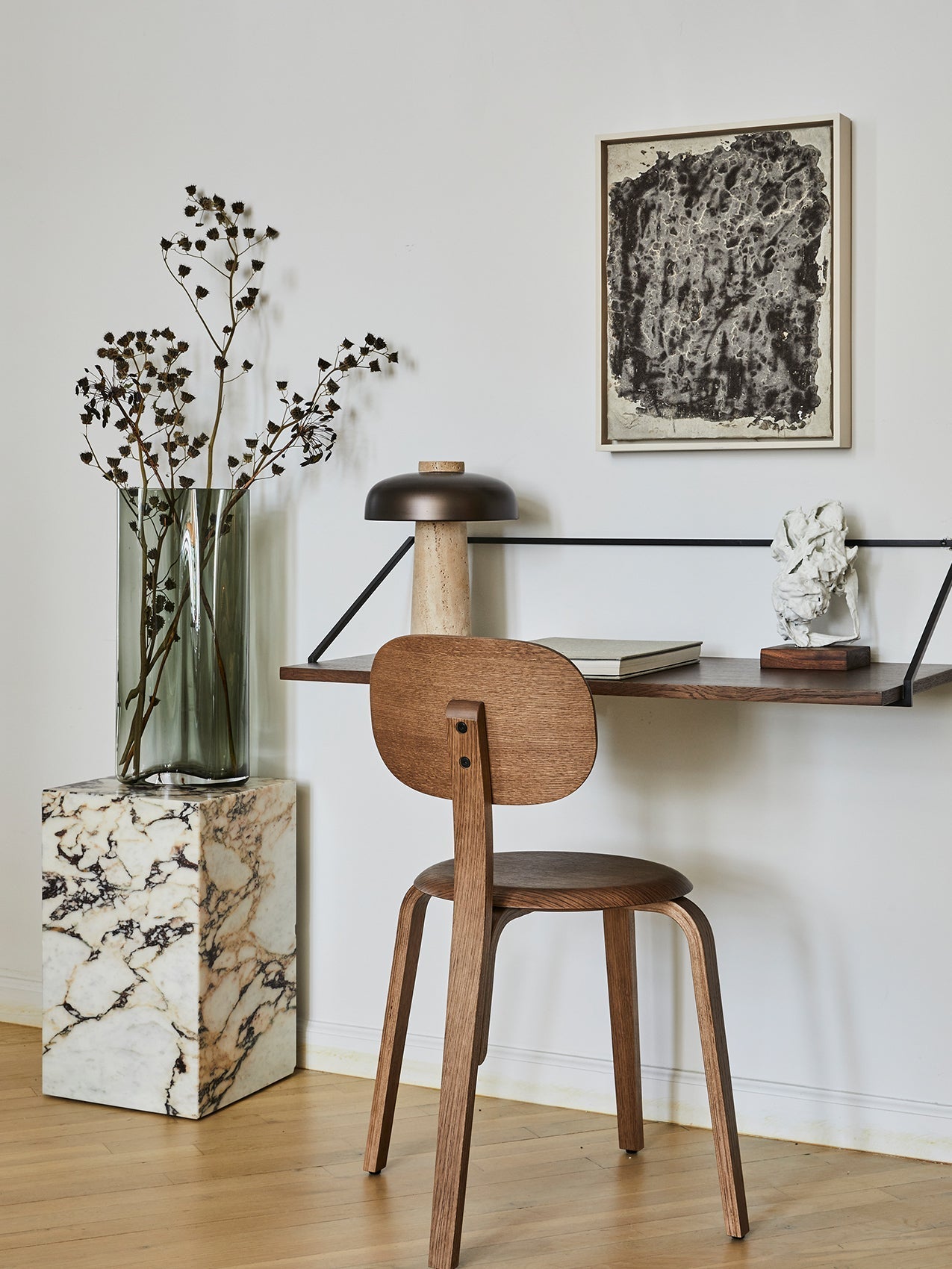 Oakley Travertine Table Lamp