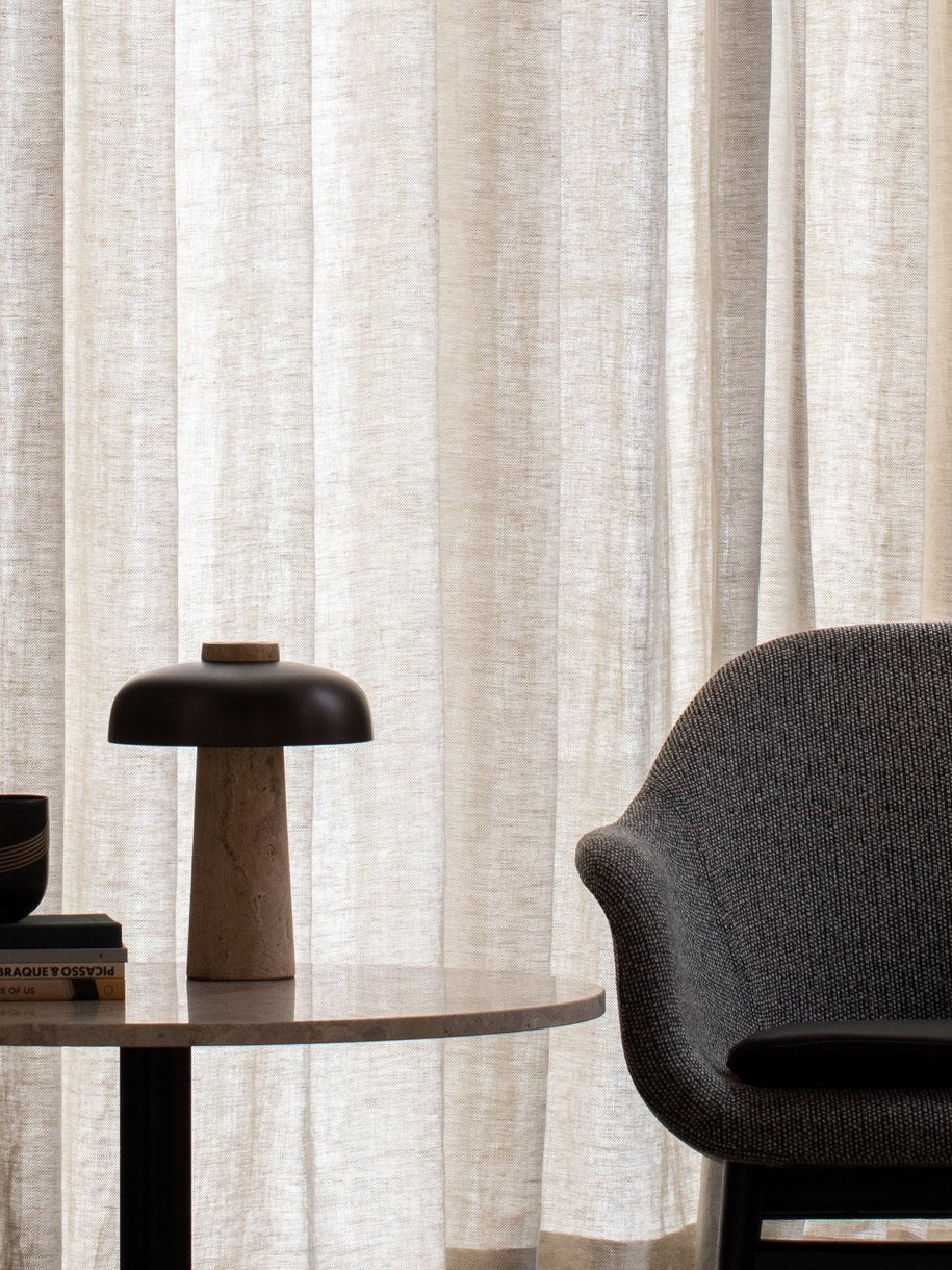 Oakley Travertine Table Lamp