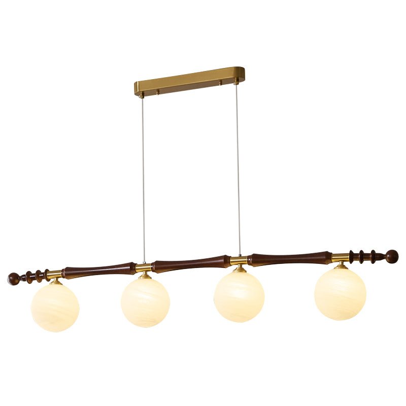 Syvineth Premium Nordic Orbital Wood Chandelier