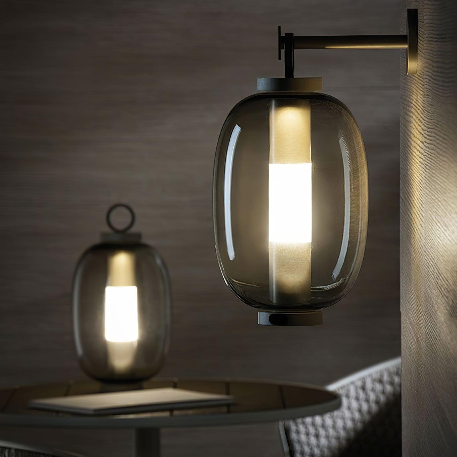 Vanorir Oriental Glass Table Lamp