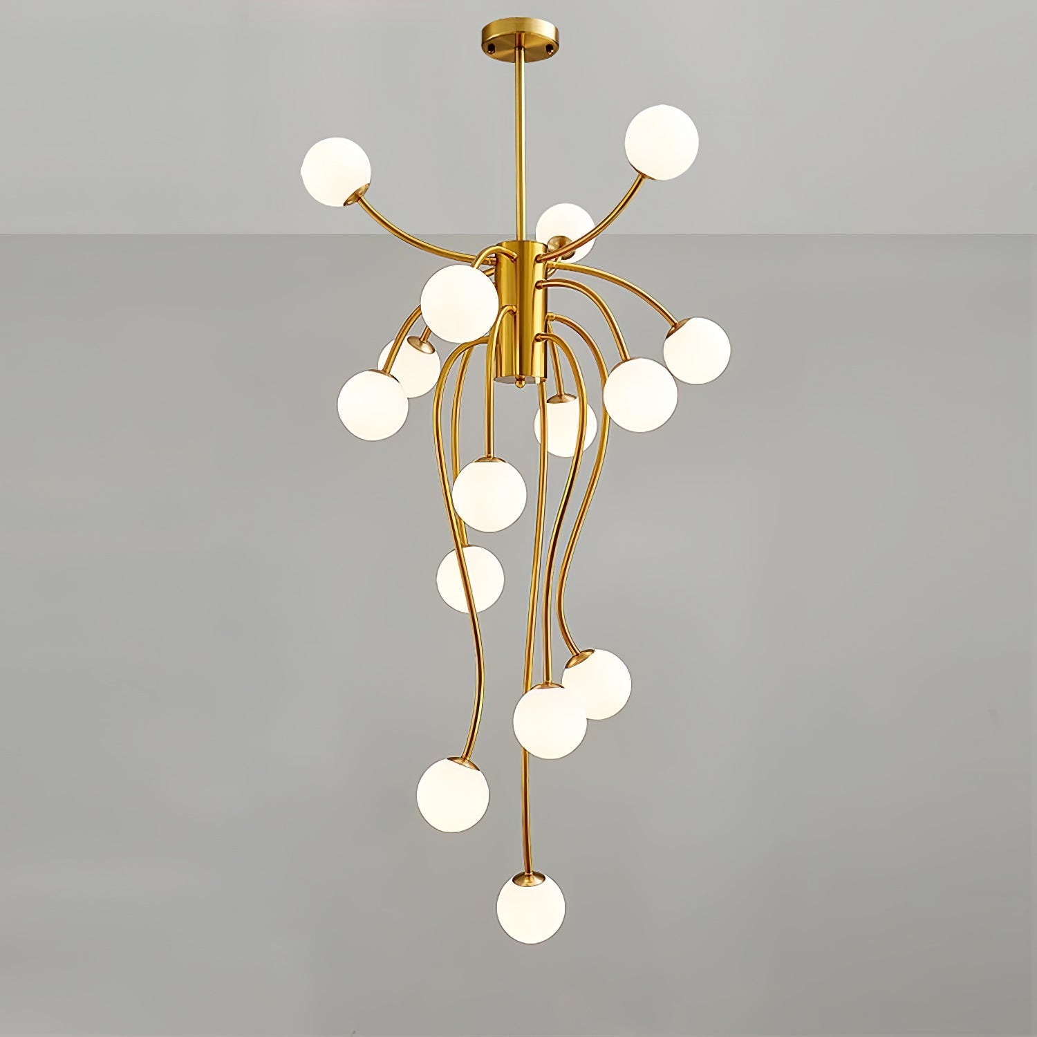 Astralyn Brass Globe Chandelier