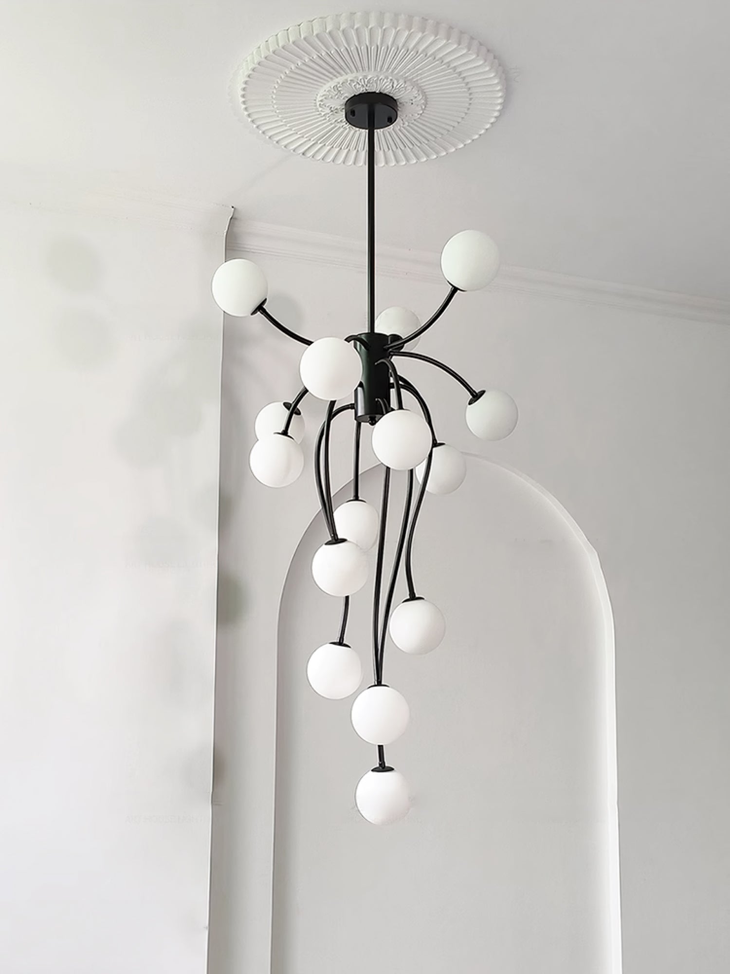 Astralyn Brass Globe Chandelier