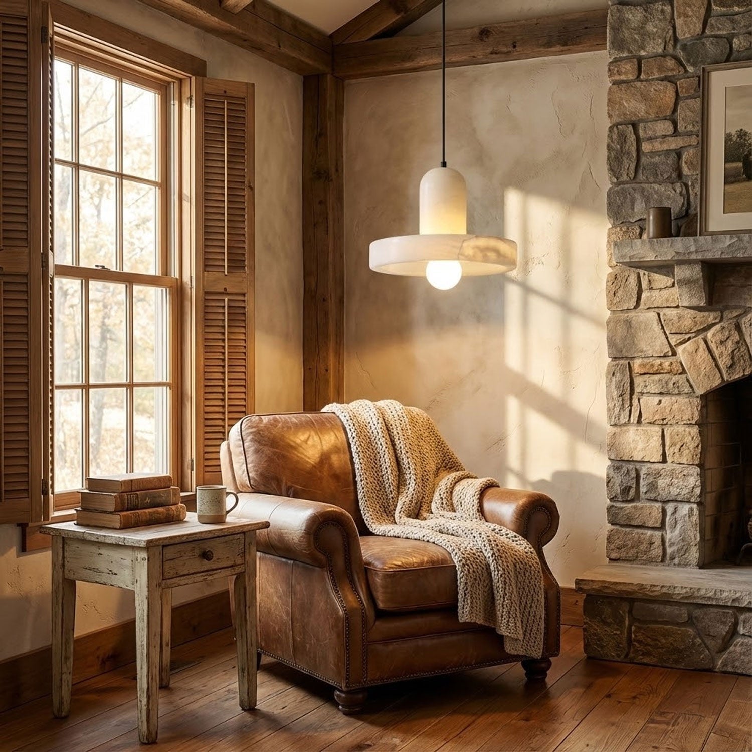 Carrara Alabaster Pendant Lamp