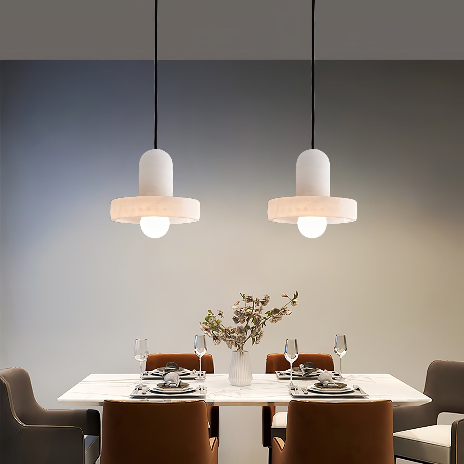 Carrara Alabaster Pendant Lamp