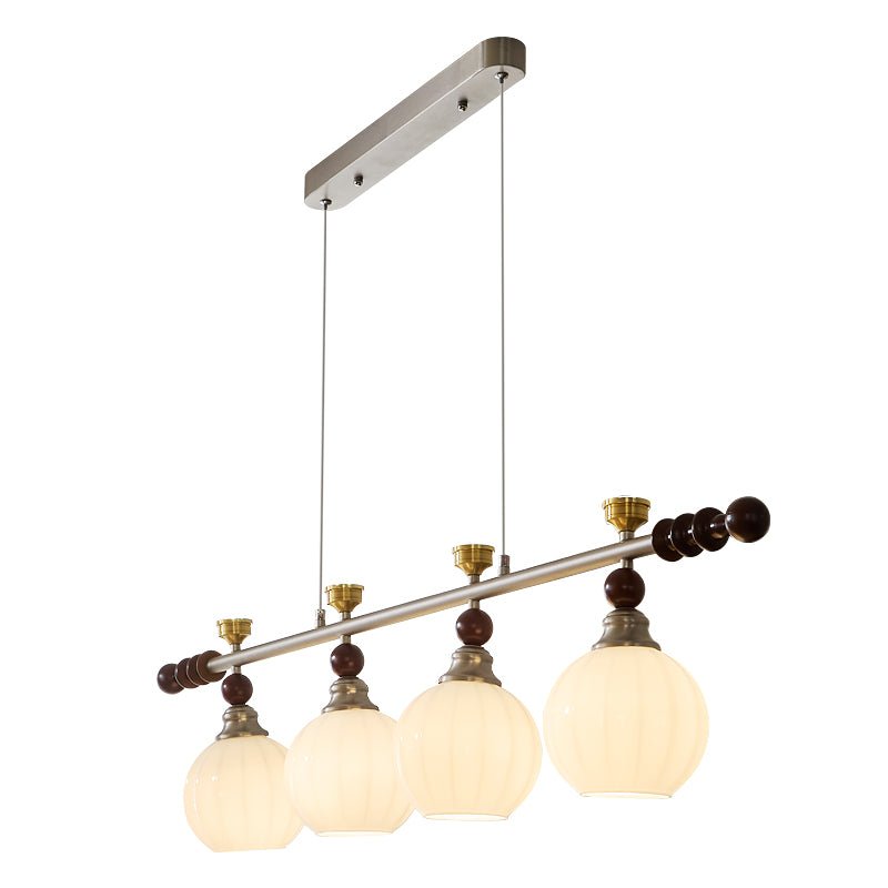 Otheia Elegance Vintage Linear Wood Pendant Lamp