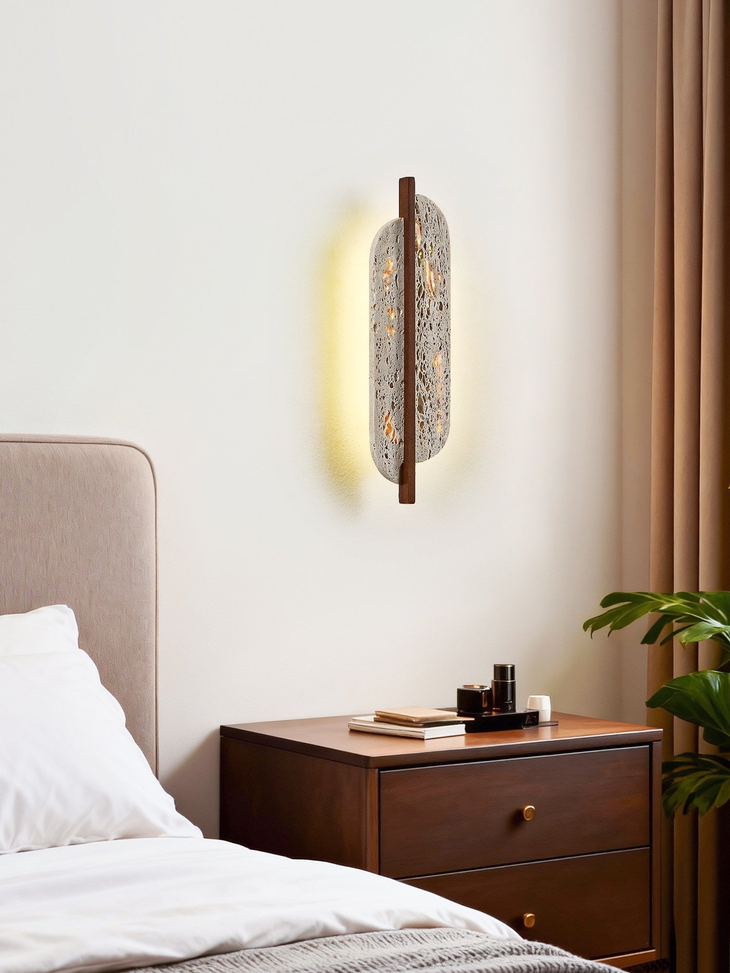 Serinaine Travertine Wall Light