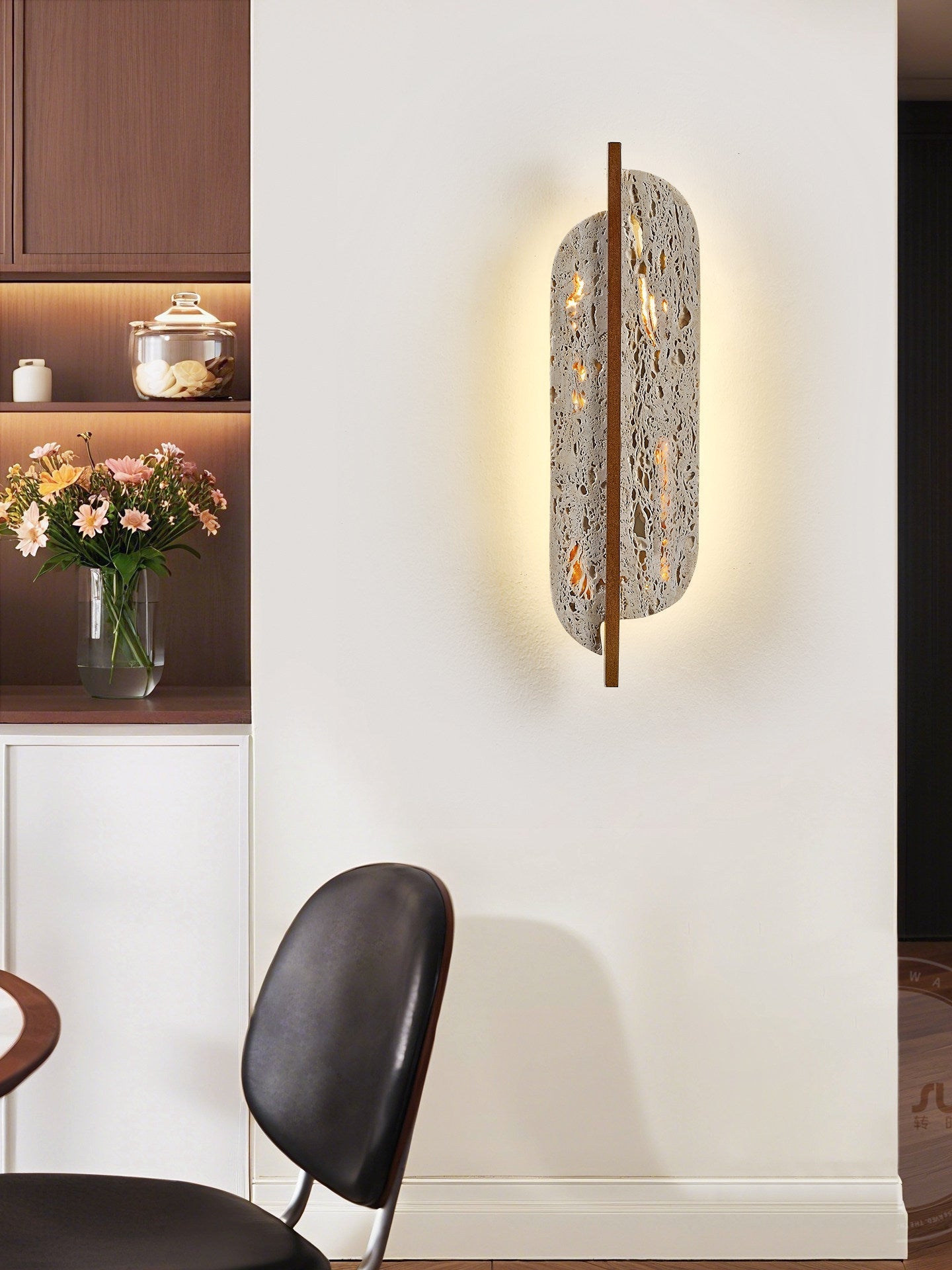 Serinaine Travertine Wall Light