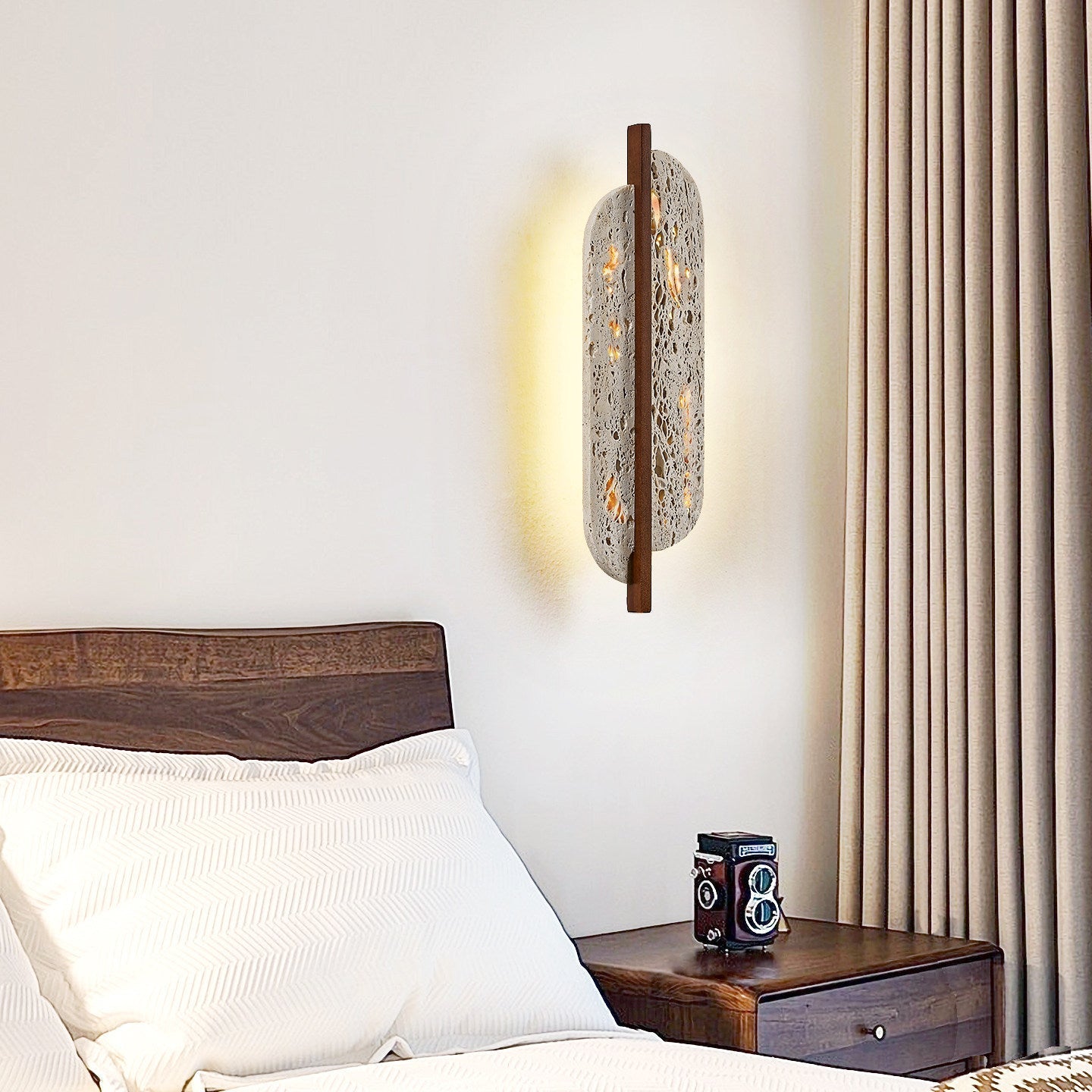 Serinaine Travertine Wall Light