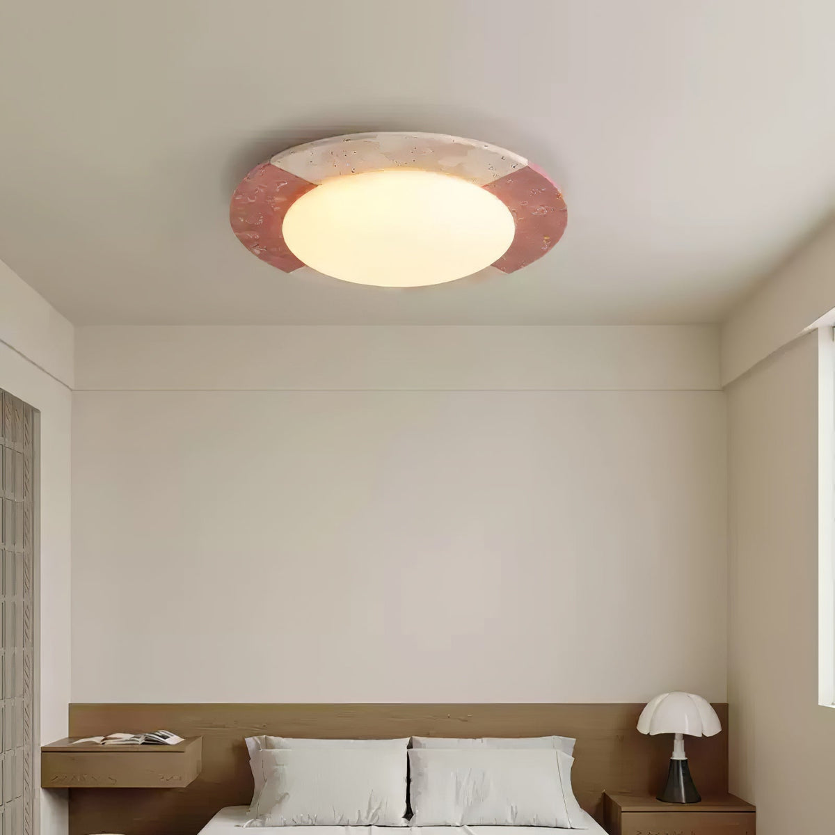 Zeraeos Travertine Ceiling Light