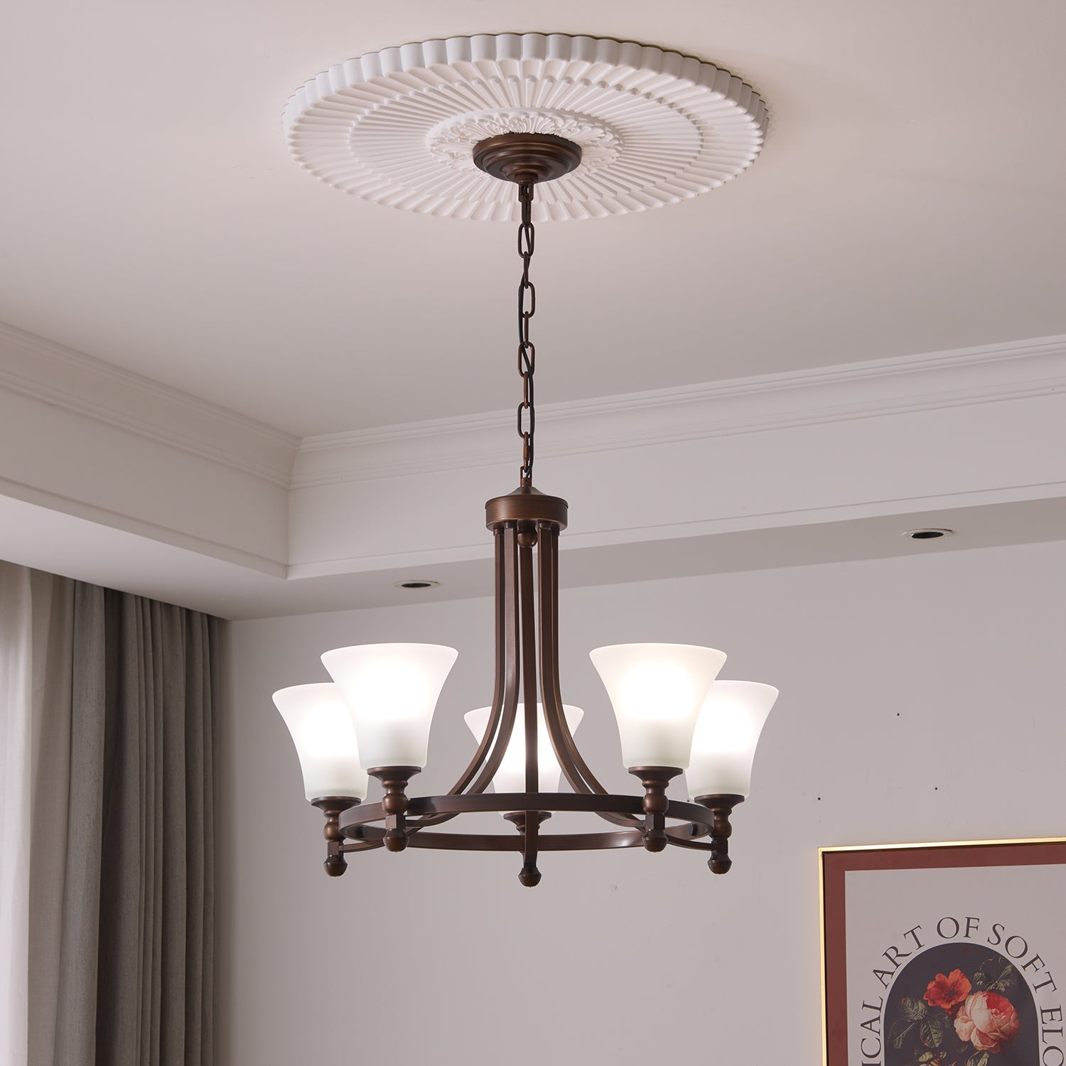 Celestine Traditional Elegance Vintage Glow Chandelier