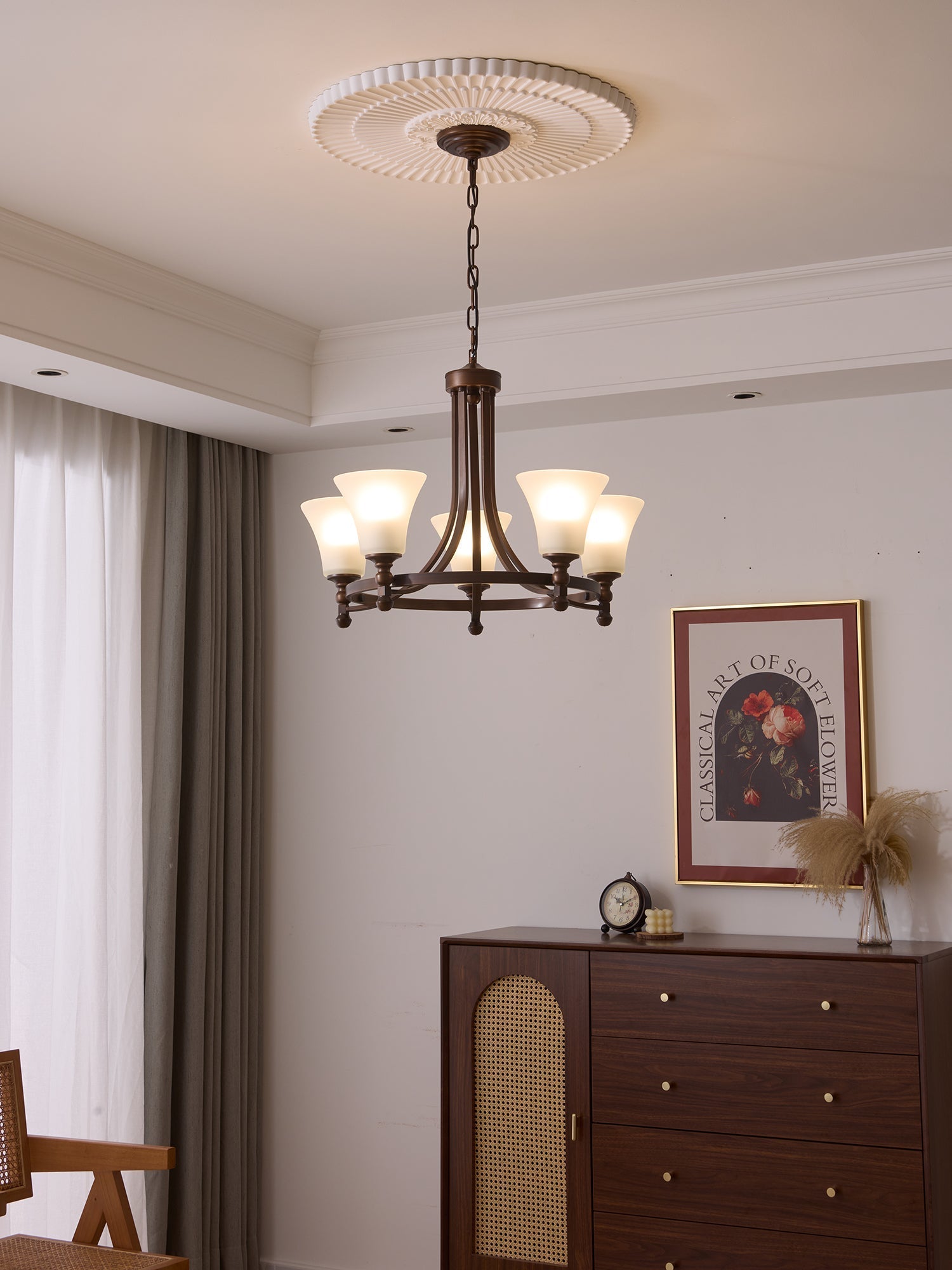 Celestine Traditional Elegance Vintage Glow Chandelier
