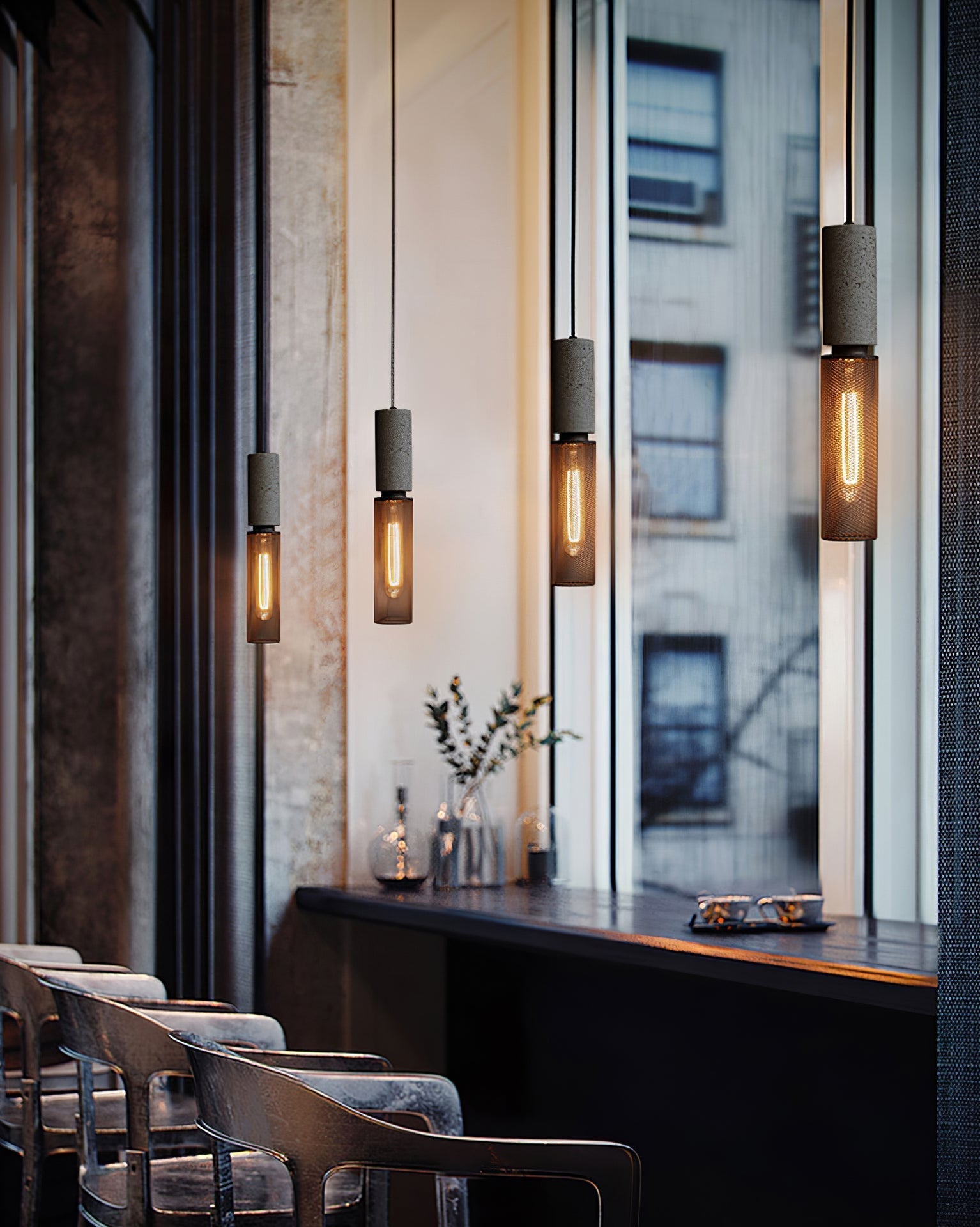 Lumeraine Cement Mesh Pendant Light