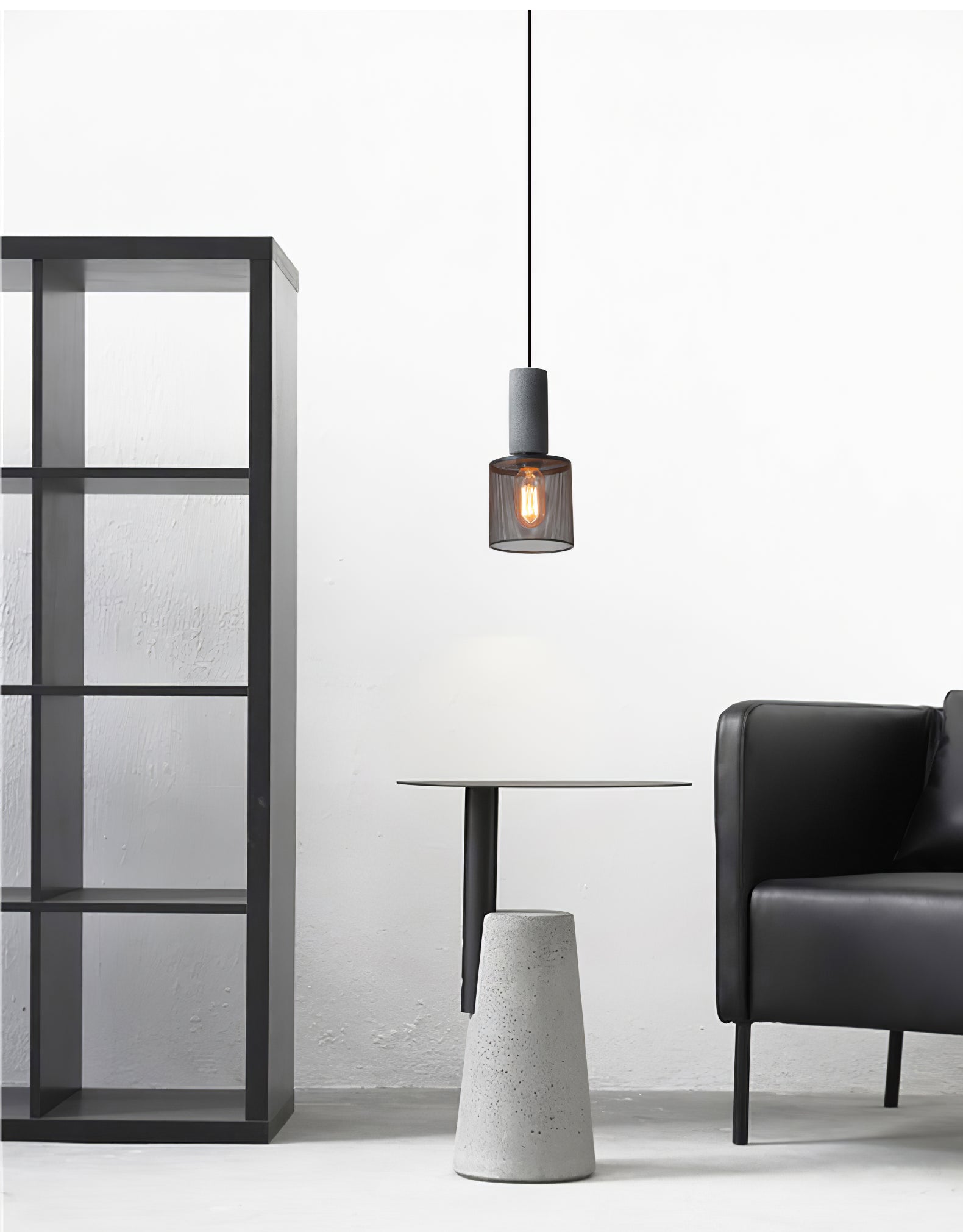 Lumeraine Cement Mesh Pendant Light