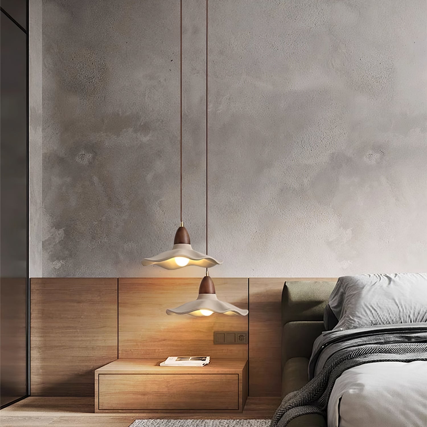Siro Cement Wave Pendant Light