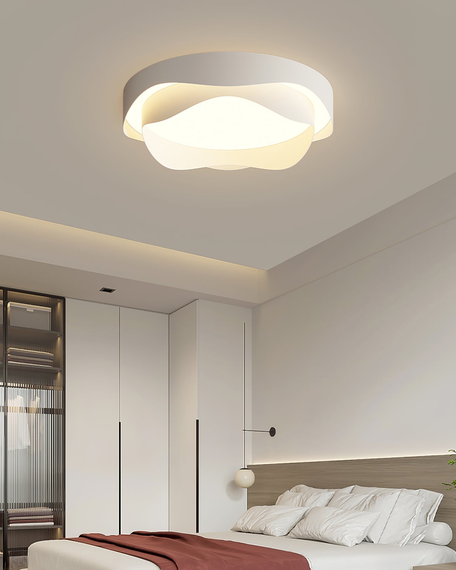 Elaisise Ceiling Lamp White for Living Room