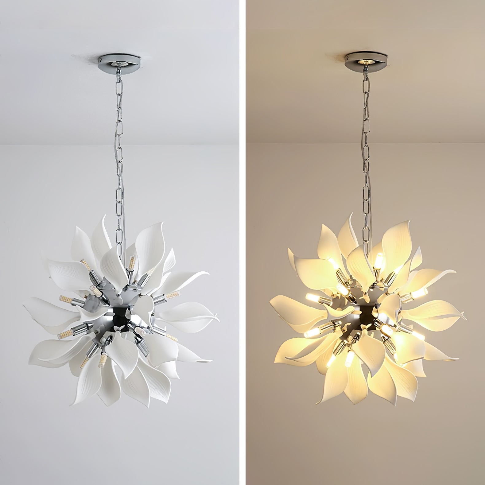 Avir Pendant Lamp Ceramic Petals Blooming