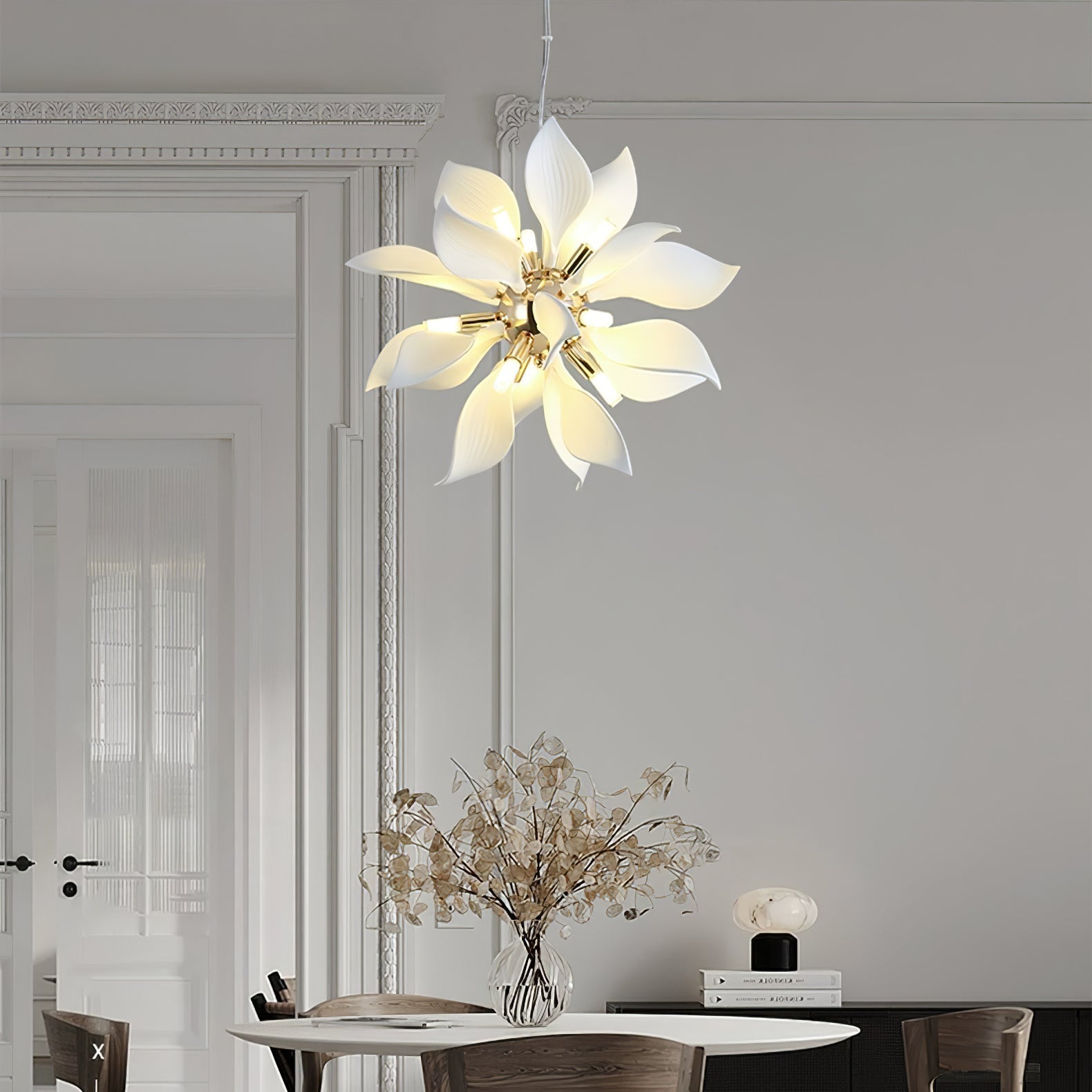 Avir Pendant Lamp Ceramic Petals Blooming