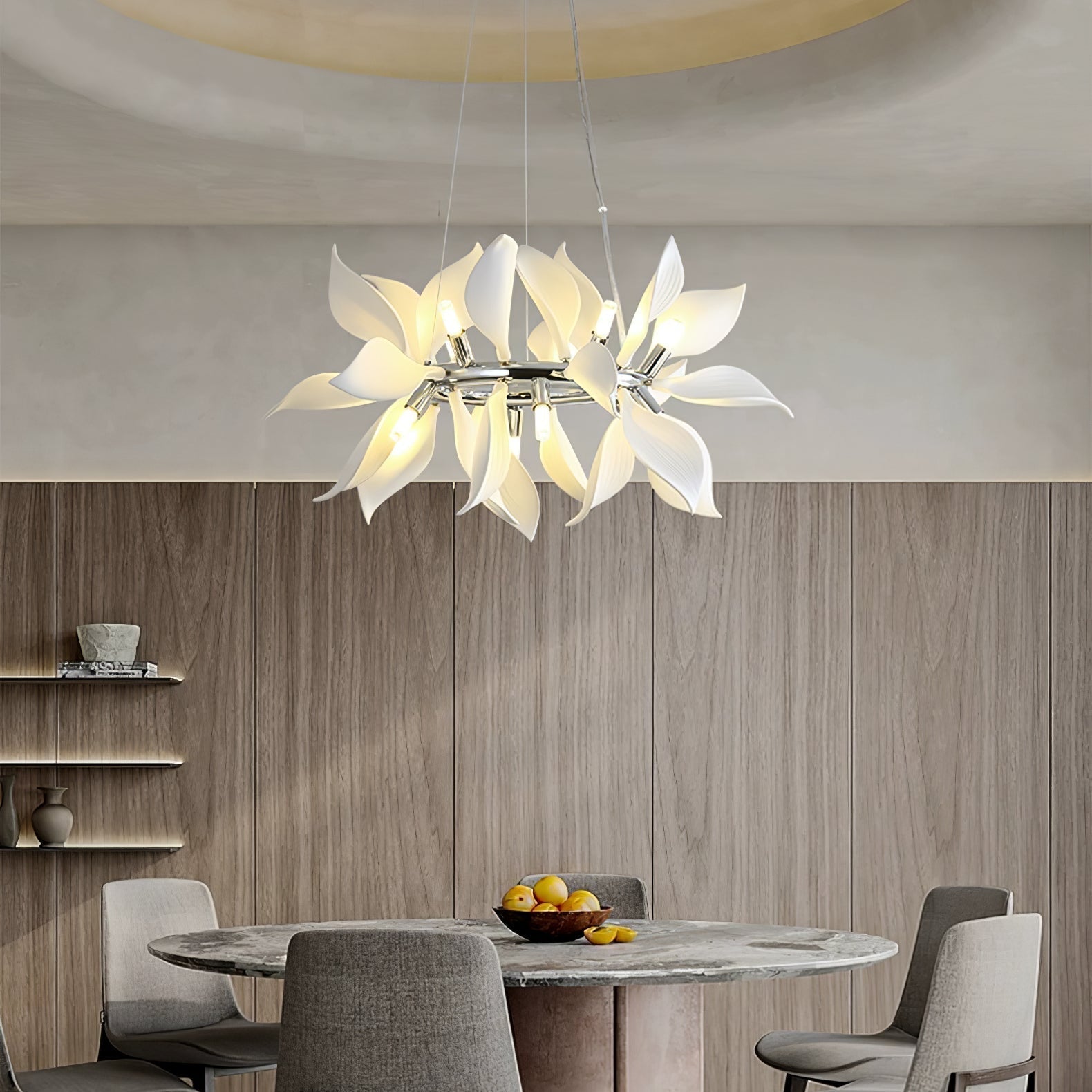 Avir Pendant Lamp Ceramic Petals Blooming