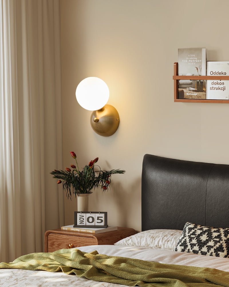 Ordoran Modern Minimalist Glass Wall Lamp