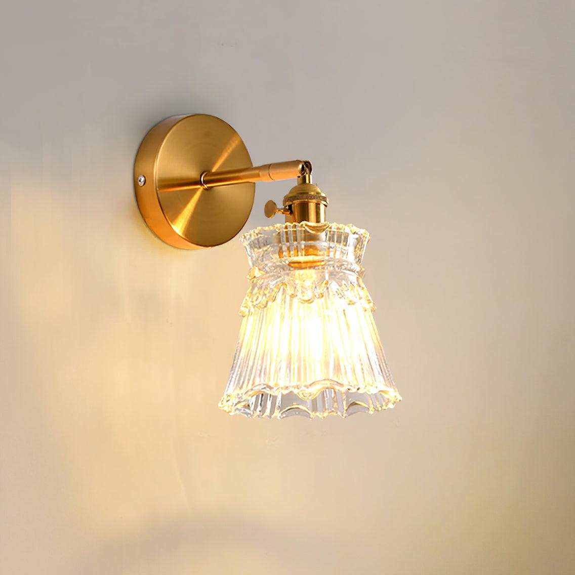 Foski Wall Lamp Flared Crystal Classic