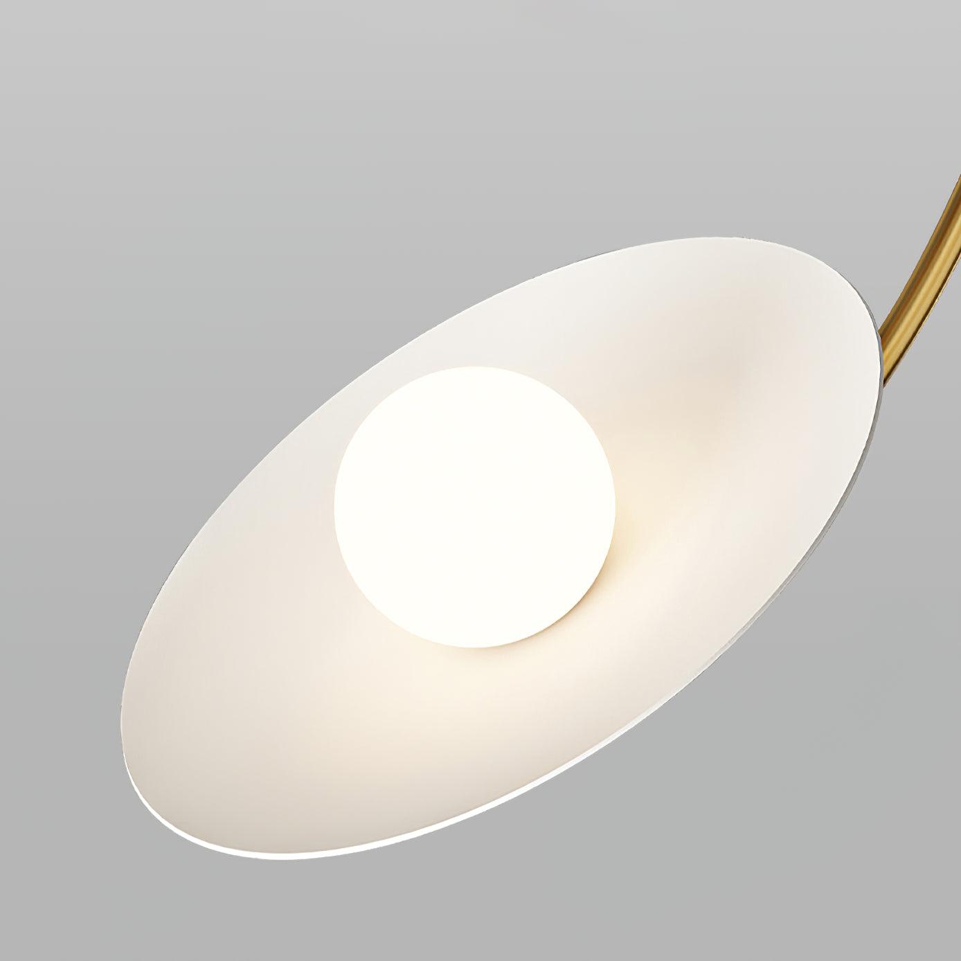 Lark Chandelier with Art Deco-Inspired Mushroom