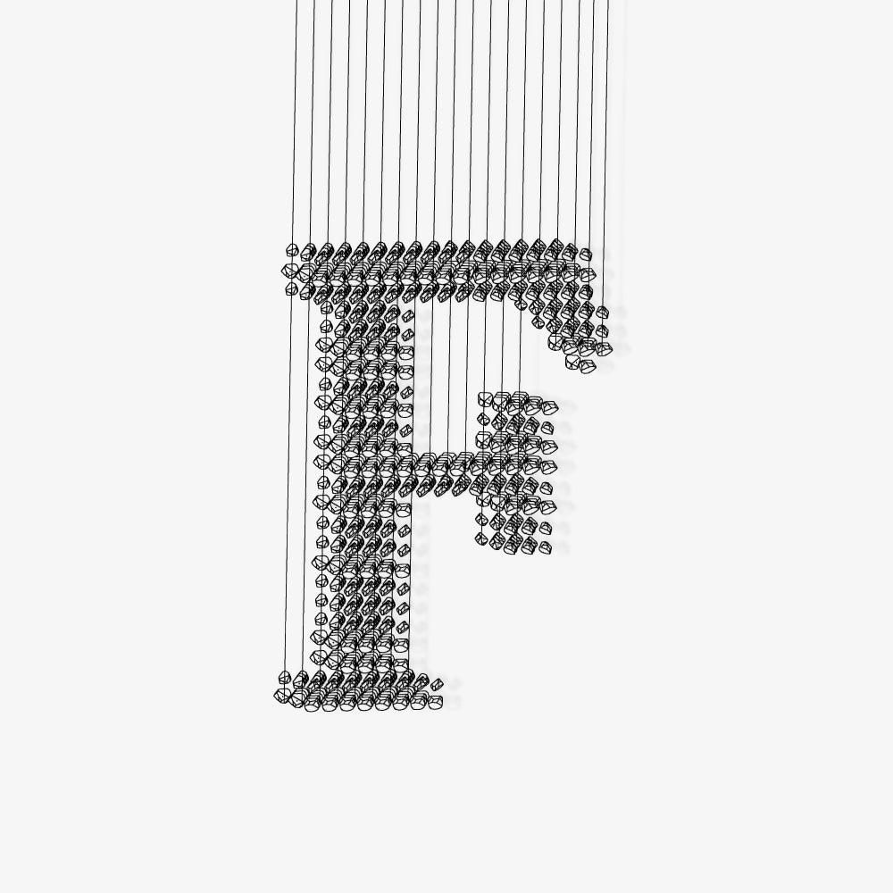 Facet Minimalist Stone Chandeliers