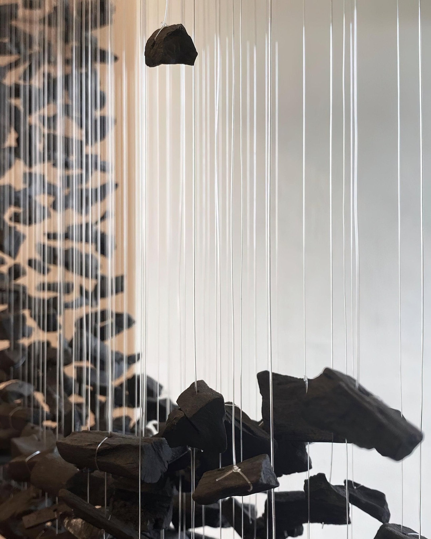Cirirora Chandelier Charcoal Linear Composition N