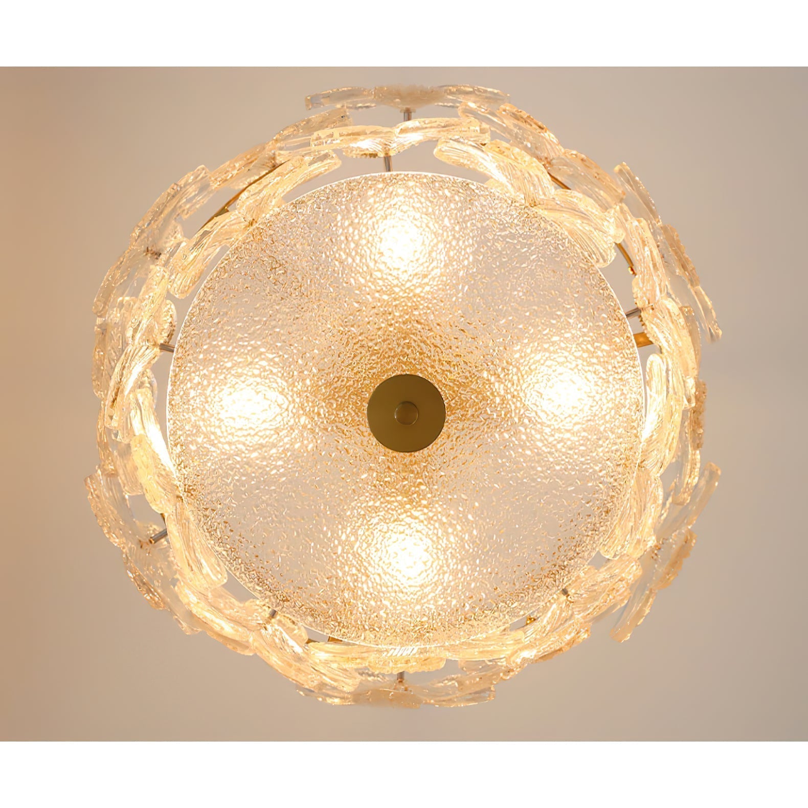 Hydrangea Glass Chandelier