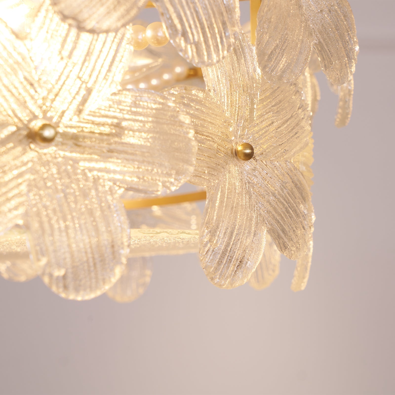 Hydrangea Glass Chandelier