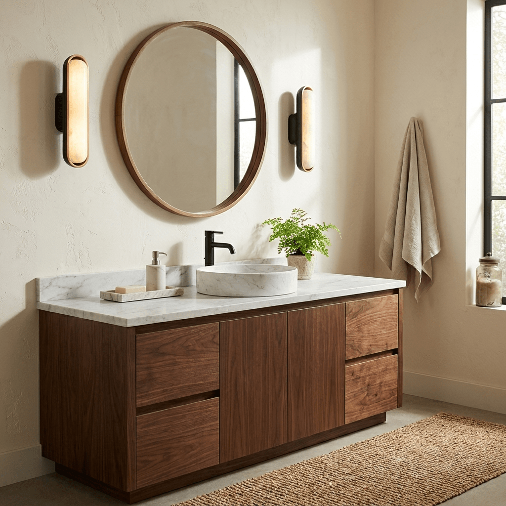 Vionelle Alabaster Wall Sconce